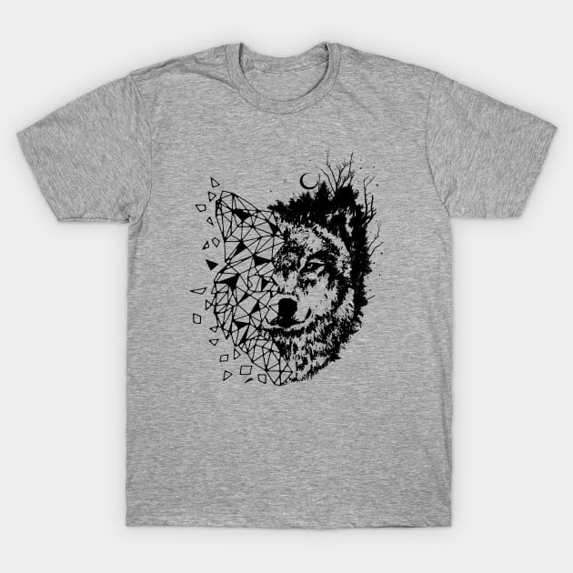 Wolfy cool) T-Shirt by CB_design